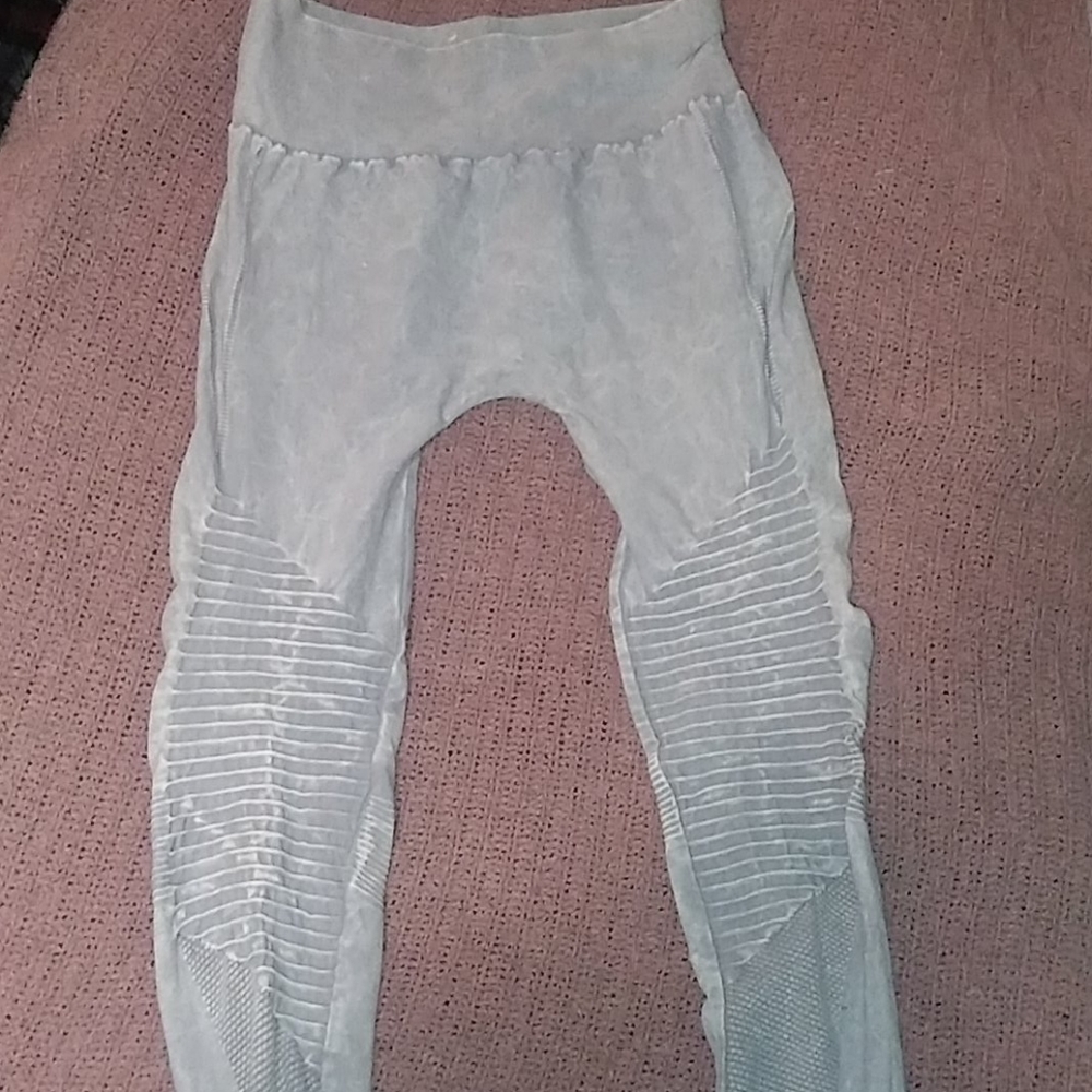 Biker style seamless leggings